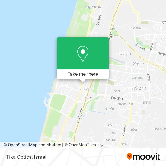 Tika Optics map