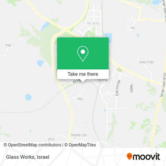 Glass Works map