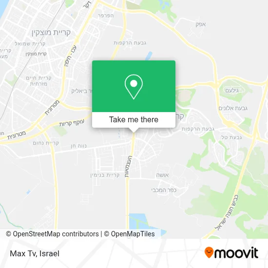 Max Tv map