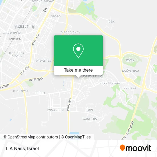 L.A Nails map