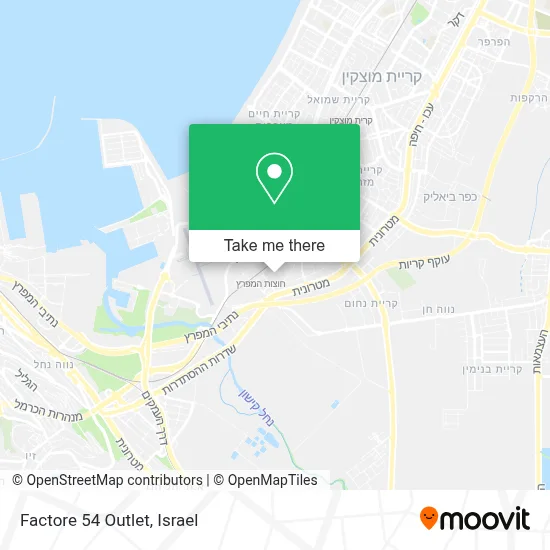 Factore 54 Outlet map