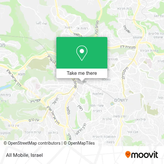 All Mobile map