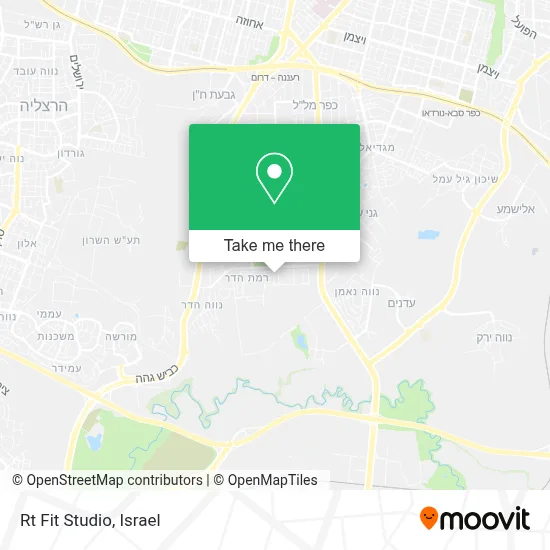 Rt Fit Studio map