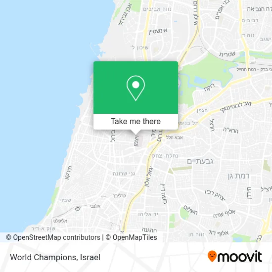 World Champions map