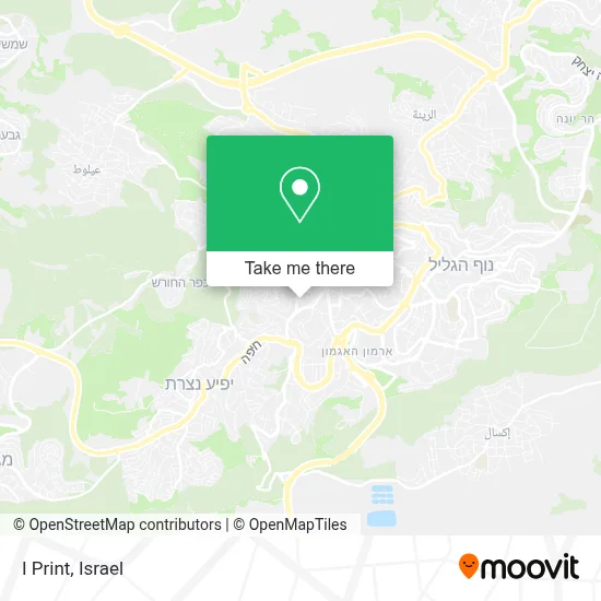I Print map