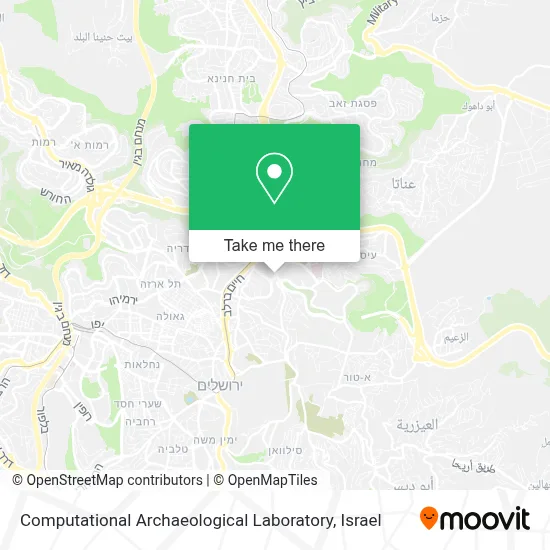 Computational Archaeological Laboratory map