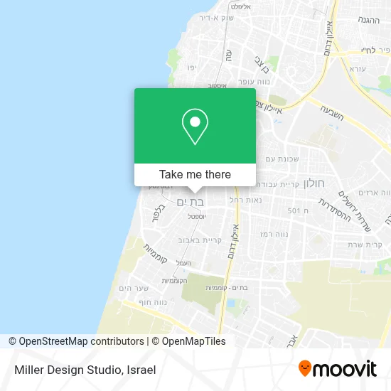 Miller Design Studio map