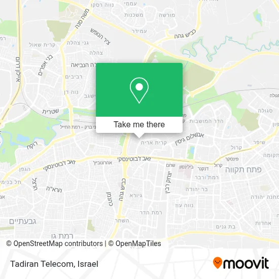 Tadiran Telecom map