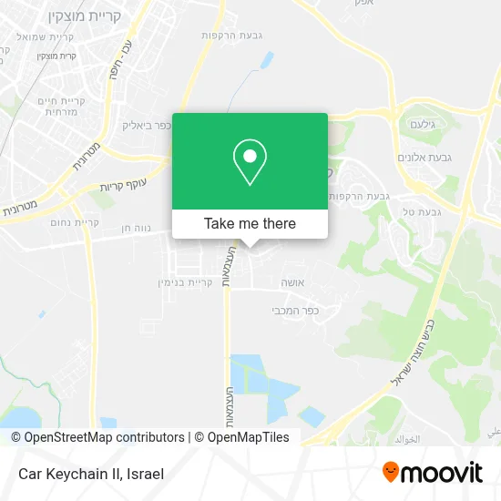 Car Keychain Il map