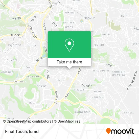 Final Touch map
