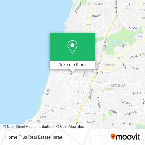 Home Plus Real Estate map