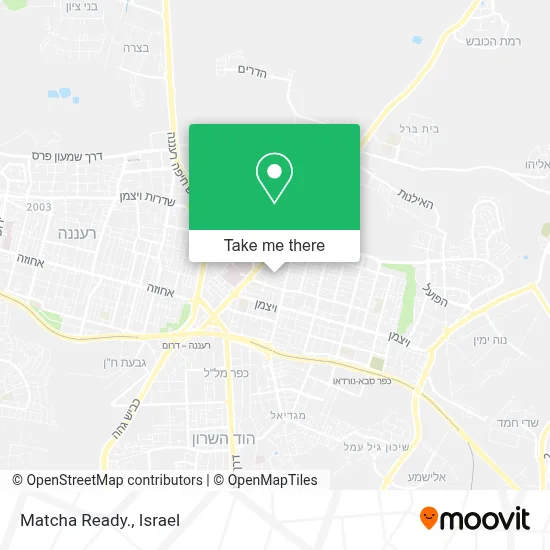 Matcha Ready. map