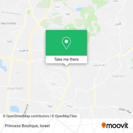 Princess Boutique map