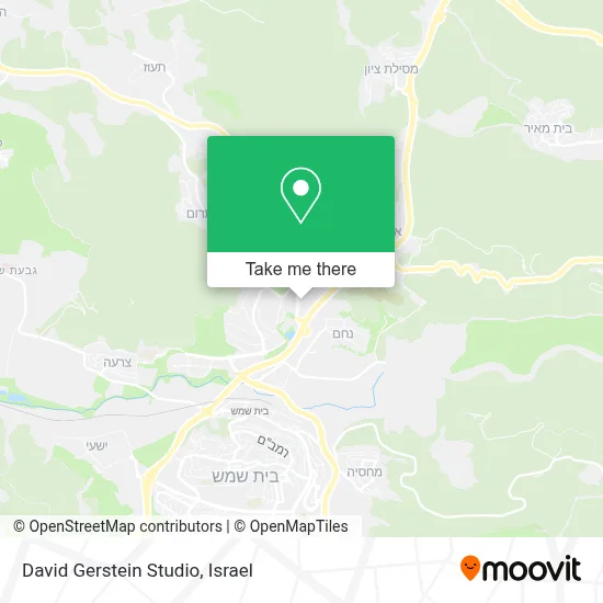 David Gerstein Studio map