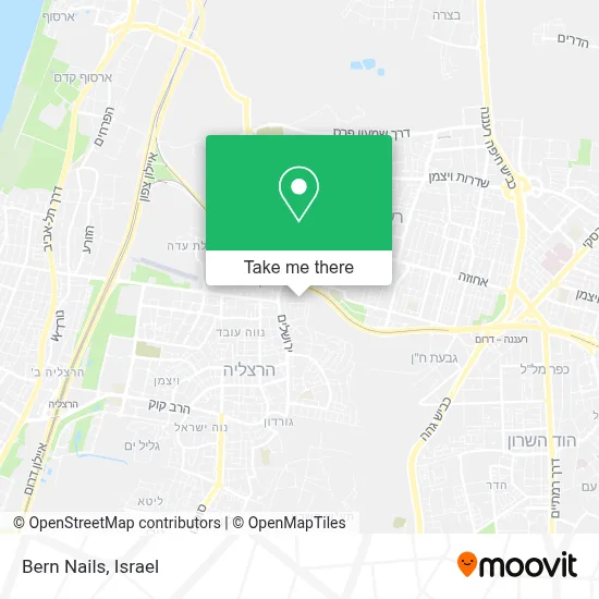 Bern Nails map
