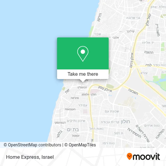 Home Express map
