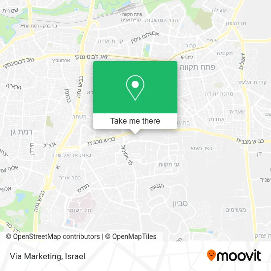 Via Marketing map