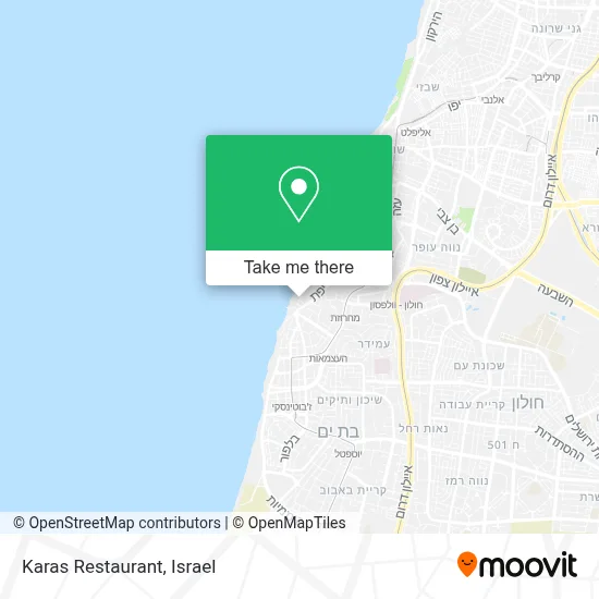 Karas Restaurant map