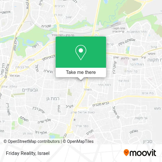 Friday Reality map