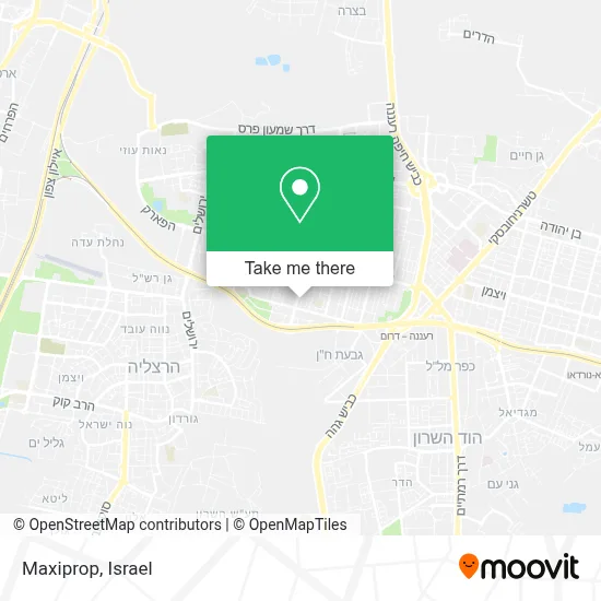 Maxiprop map