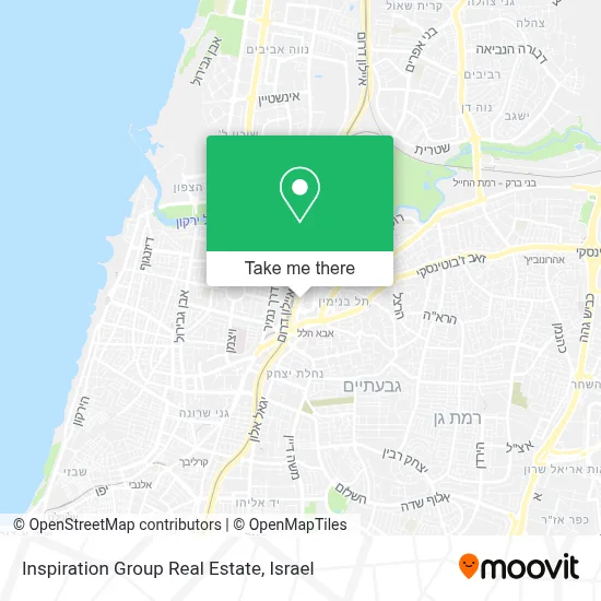 Inspiration Group Real Estate map
