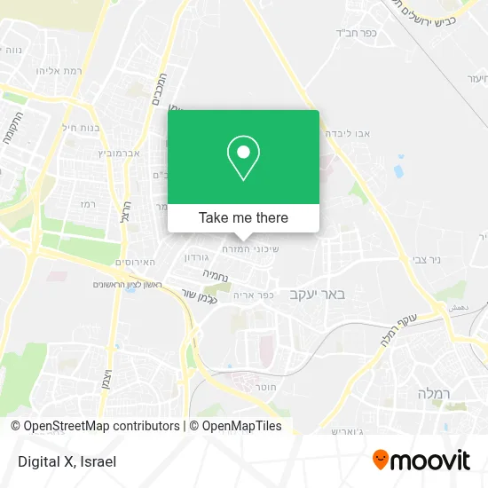 Digital X map