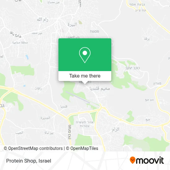 Protein Shop map