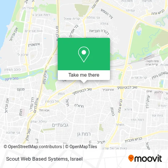 Scout Web Based Systems map