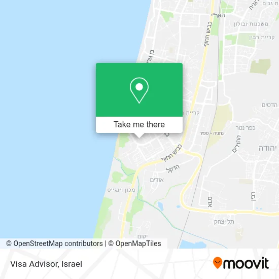 Visa Advisor map