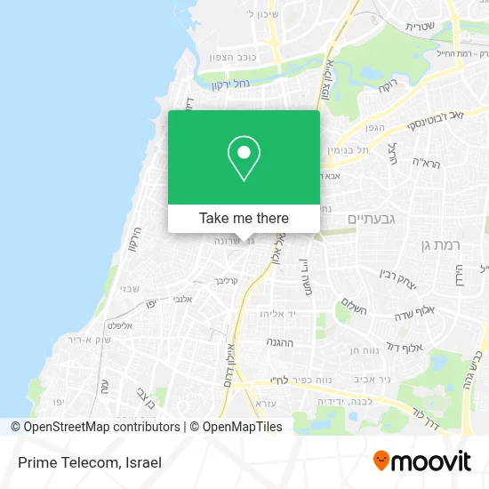 Prime Telecom map