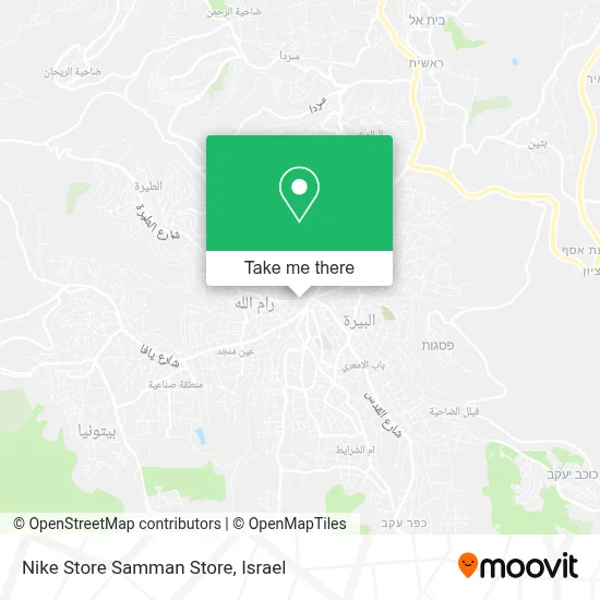 Nike Store Samman Store map