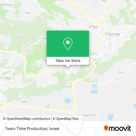 Team Time Production map