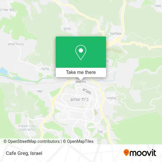 Cafe Greg map