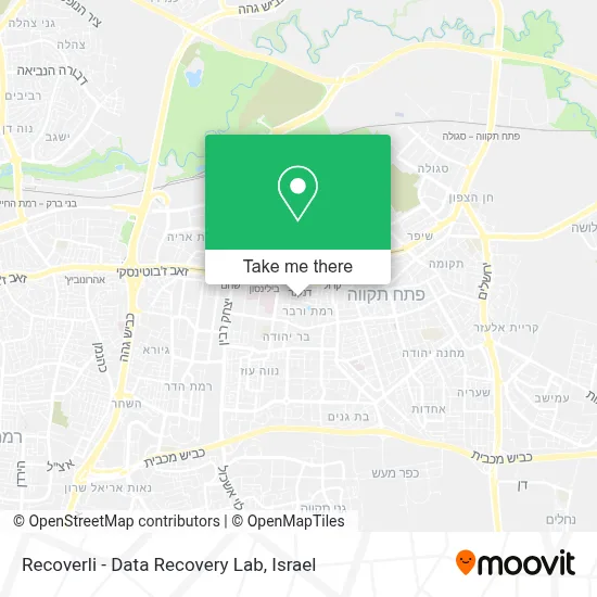 Recoverli - Data Recovery Lab map