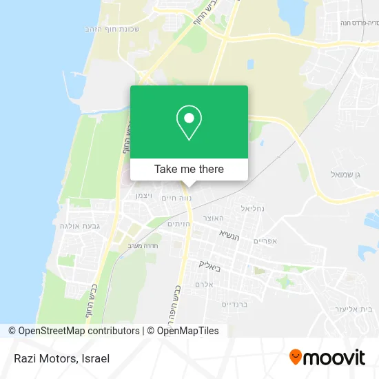 Razi Motors map