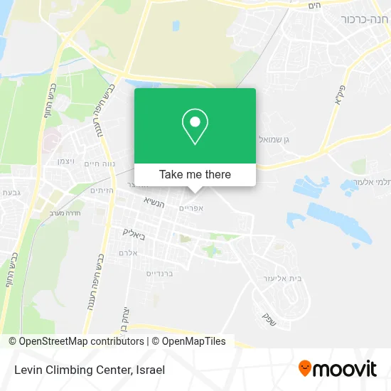 Levin Climbing Center map