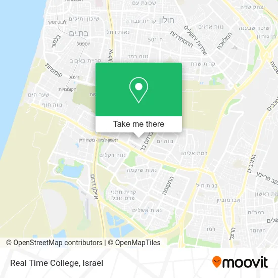 Real Time College map