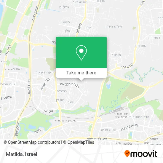 Matilda map