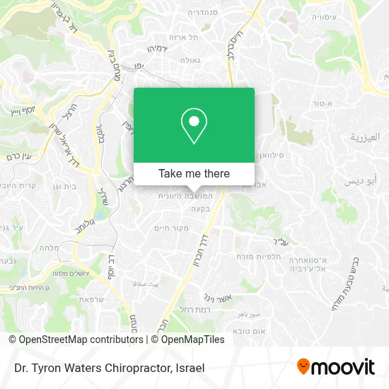 Dr. Tyron Waters Chiropractor map