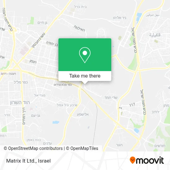 Matrix It Ltd. map