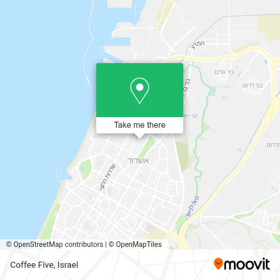 Coffee Five map