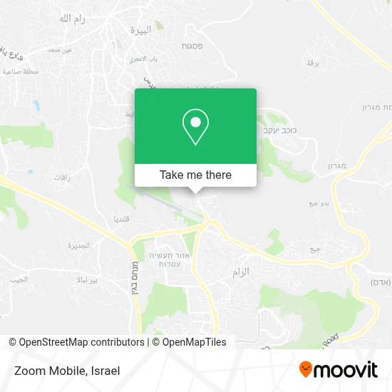 Zoom Mobile map