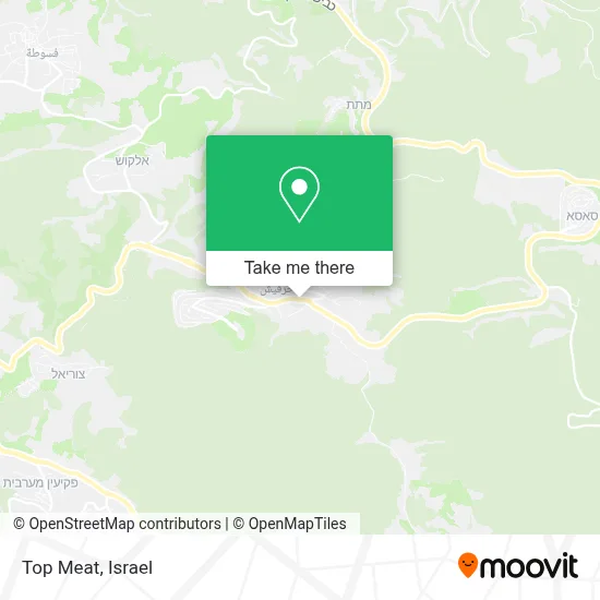 Top Meat map