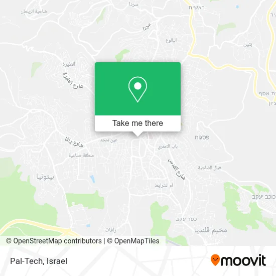 Pal-Tech map