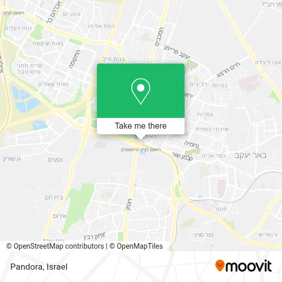Pandora map