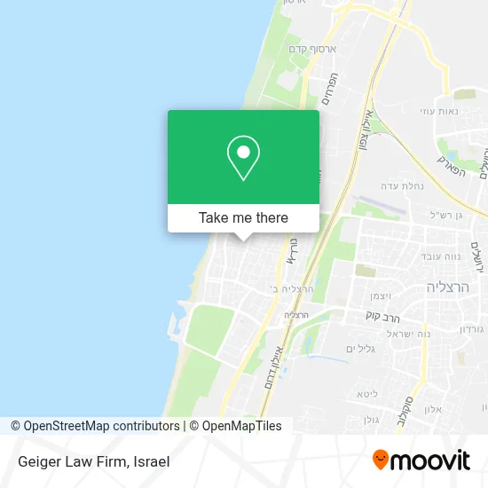 Geiger Law Firm map
