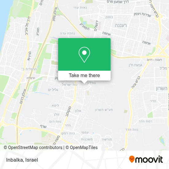 Inbalka map