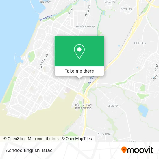 Ashdod English map