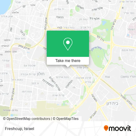 Freshcup map