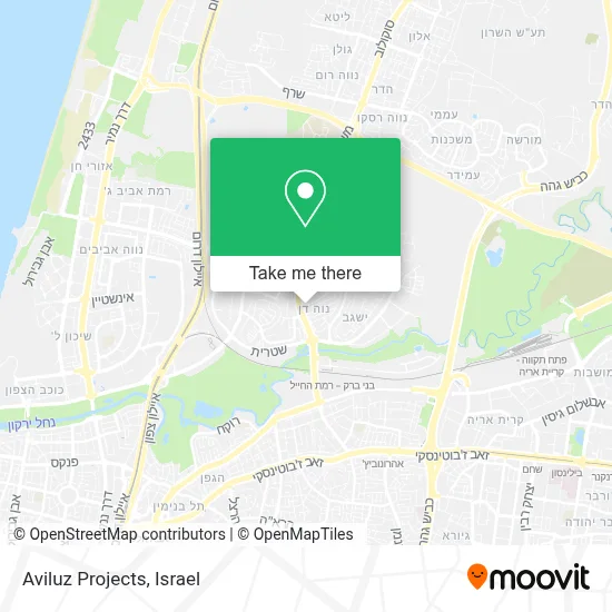 Aviluz Projects map